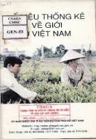 Số liệu thống kê về Giới ở Việt Nam : Dự án VIE01-015-01 "Giới trong chính sách công"